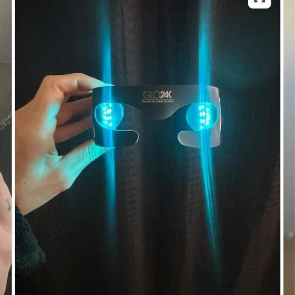 GLO24K LED Eye Care Mask - Picture 4 of 7